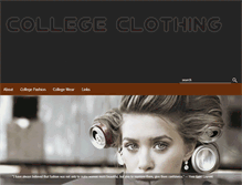 Tablet Screenshot of collegeclothing.org